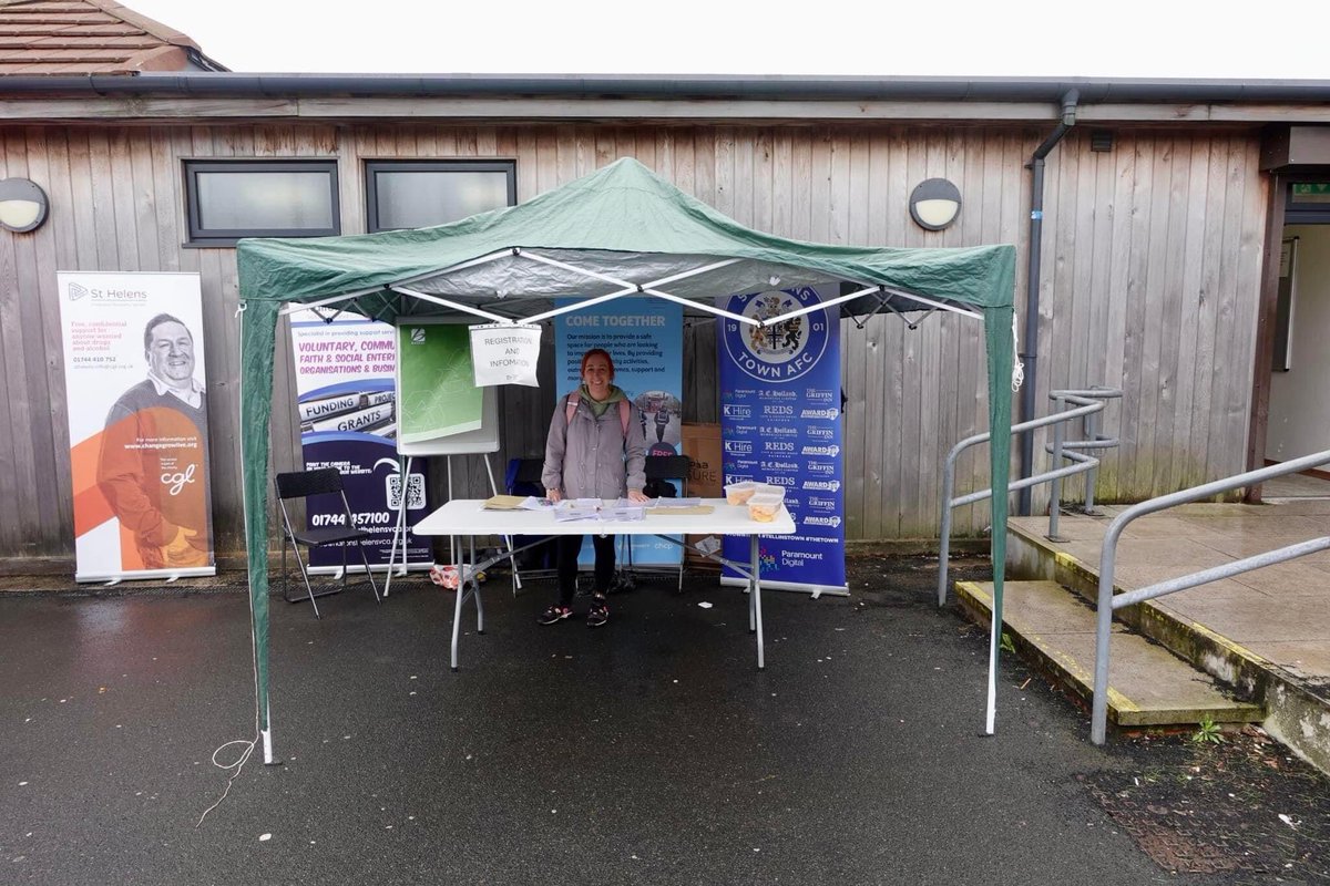 A fantastic day at the St Helens Town  Inclusion Cup today. Sun shined and rain poured, but nothing dampened the spirits of everyone involved. A real buzz about the place, and I'm sure will be the first of many more! #sthelenstogether #visiblerecovery #sthelenscouncil