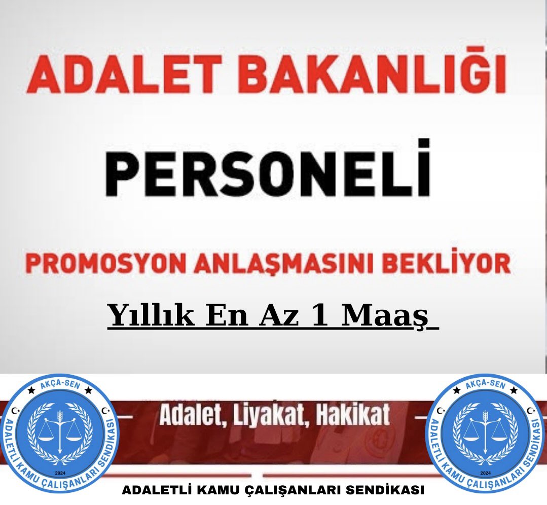 Yüzbinlerce Adalet Bakanlığı Personelinin sesine kulak verilmeli, teşkilat mağdur edilmemelidir!

<a href="/yilmaztunc/">Yılmaz TUNÇ</a> <a href="/abdulhamitgul/">Abdulhamit Gül</a> <a href="/turankuloglu/">Turan KULOĞLU</a>
<a href="/VakifBank/">VakıfBank</a>
<a href="/VakifBankDestek/">VakıfBank Destek</a>
<a href="/YakupMogul/">Yakup MOĞUL 🇹🇷</a>
<a href="/AdaletPGM/">Adalet Bakanlığı Personel Genel Müdürlüğü</a> 

#ADALETlipromosyon