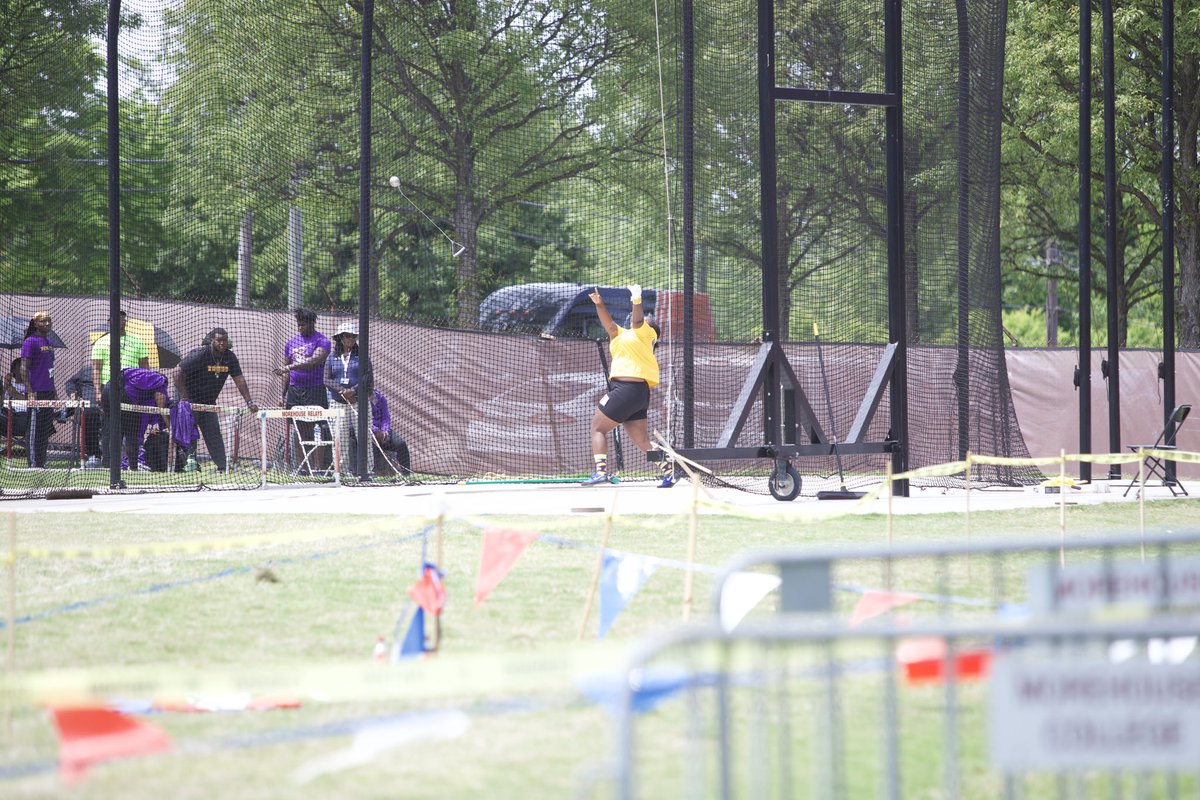 ASUTFXC's tweet photo. We have our 1st 🥇 of the weekend ‼️ Congrats to  Mykhayla Carroll on winning the SIAC Hammer Throw. @AlbanyStateUniv @ASUGoldenRams @WALBSports @TheSIAC #ASUTwitter https://t.co/AxwHhTCysb