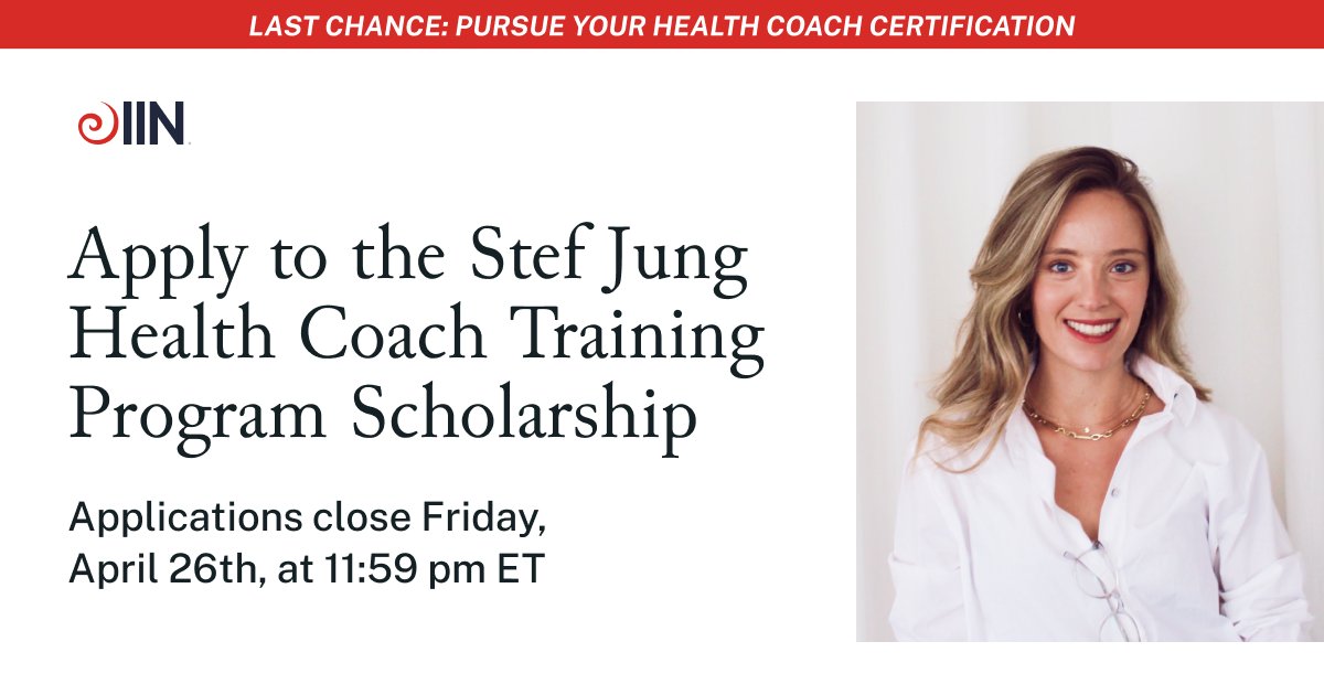 'I decided to turn my mess into my message, enrolled at IIN and today I have the great honour of empowering other women in their own healing journey,' shares Stef Jung. 🤍 Apply to Stef's scholarship here: tinyurl.com/5kkdvjdn