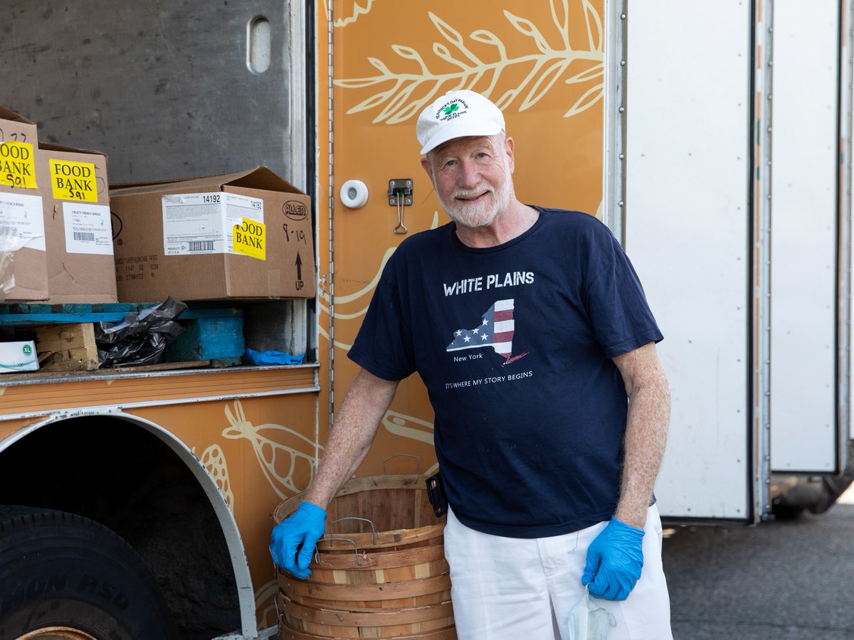 “I get so much from the city and the people of White Plans; it’s my duty to give back to the community,” Nicholas Wolfe, the Vice President of the board of @centrohispanowp in White Plains, N.Y., said. #NationalVolunteerMonth: bit.ly/416aKRM