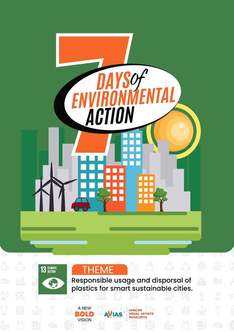 Today is 25th and its exactly a month to the start of #7DaysOfEnvironmentalAction an event aimed at reducing plastic pollution in the cities of Uganda from @NewBoldVision