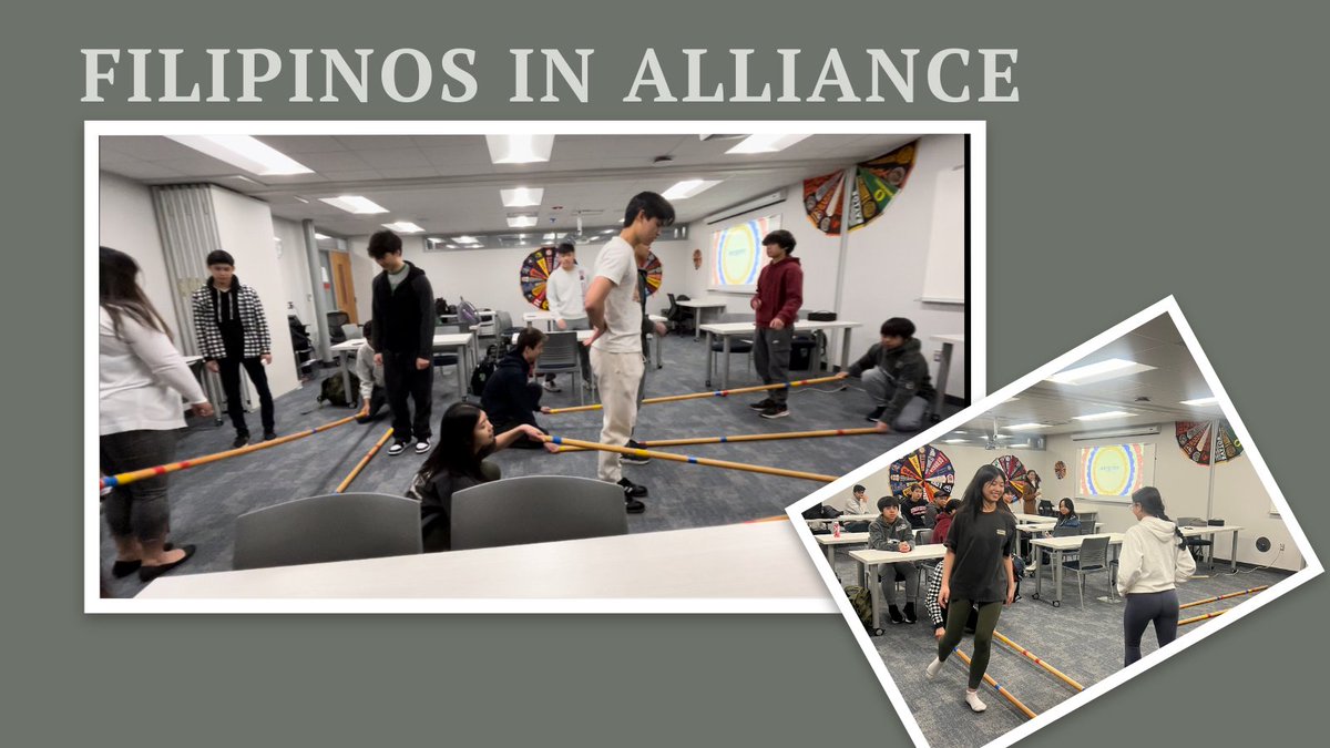 On Monday, Filipinos in Alliance taught their members how to dance Tinikling. Come watch them dance at the Culture fair TONIGHT at 6:30!