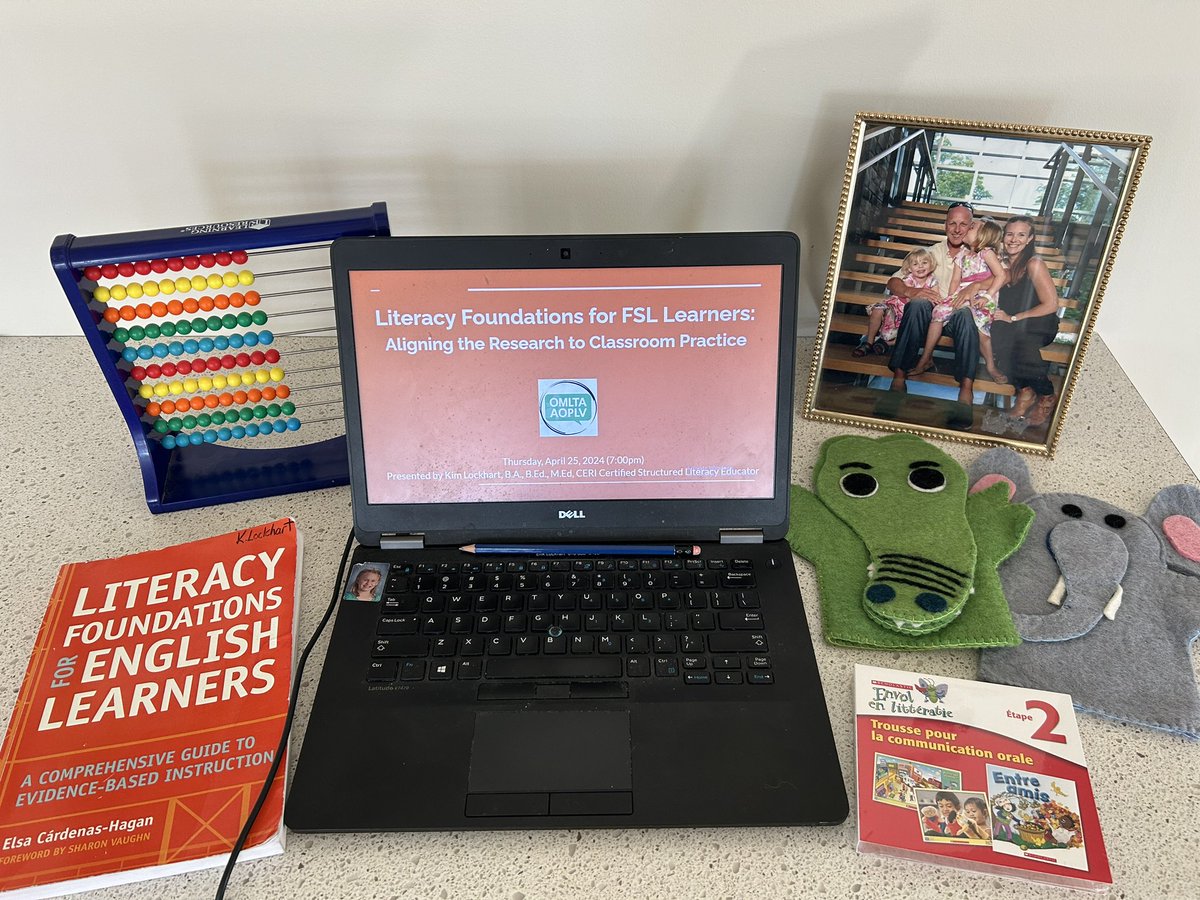 I’m all ready for tonight’s @OMLTA presentation: “Literacy Foundations for FSL Learners”!

Looking forward to sharing how I’ve used “Literacy Foundations for English Learners: A comprehensive guide to evidence-based instruction” by @DrElsa_CHagan to strengthen my teaching…