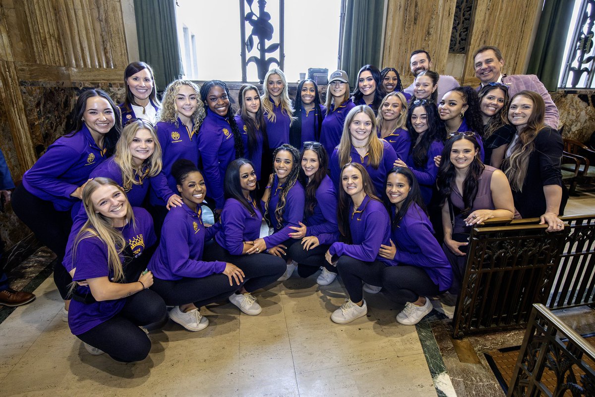 Champions In The House Thank you to everyone at the state capitol for hosting the Tigers at @LSU Day!