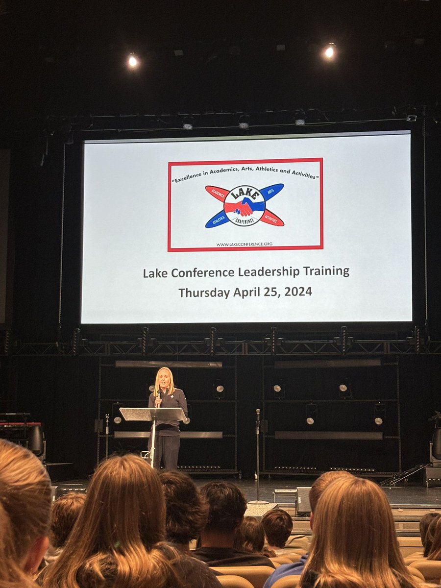 It was a great day at the Fall Lake Conference Leadership Training! We had a great group of students who are ready to help lead their teams this fall. Thank you to Jaime Gaard Chapman from @GaardAcademy for her opening message on overcoming setbacks & leadership characteristics!