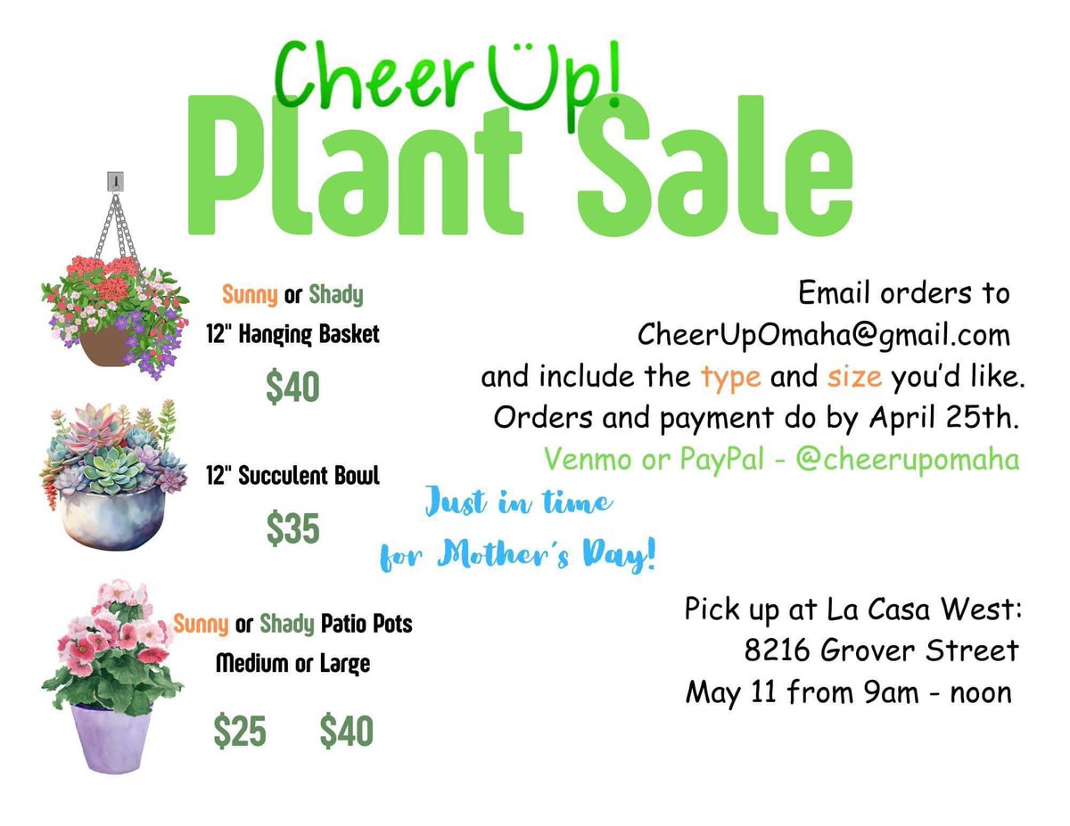 Today’s the last day to get an order in! #CheerUp #LastChance #ordernow #Flowers #plants #mothersday2024