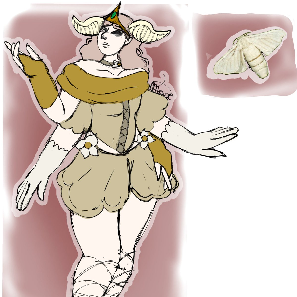pavecomchoco's tweet photo. Pra abrir meu quadro 🌟mostrando os personagens de irmãos malditos🌟
Apresento a vcs a imperatriz do Reino das Fadas, uma fada que faria de TUDO, pelo bem do povo dela. 
#oc #mariposa #originalcharacters https://t.co/ufUExYlkjZ
