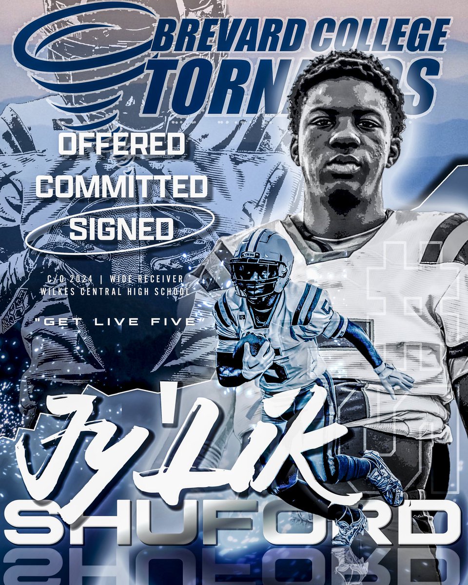 After a long conversation with <a href="/CoachHelton73/">Matthew Helton</a>  and a great visit to <a href="/BrevardF5/">BC Football 🌪</a> I am proud to announce that I am 10000% committed. Thank you <a href="/WaterhouseNC/">Waterhouse Studios</a> and <a href="/WilkesCentralHS/">Wilkes Central HS</a> <a href="/dubc_athletics/">DubC_Athletics</a> go 🌪️🌪️