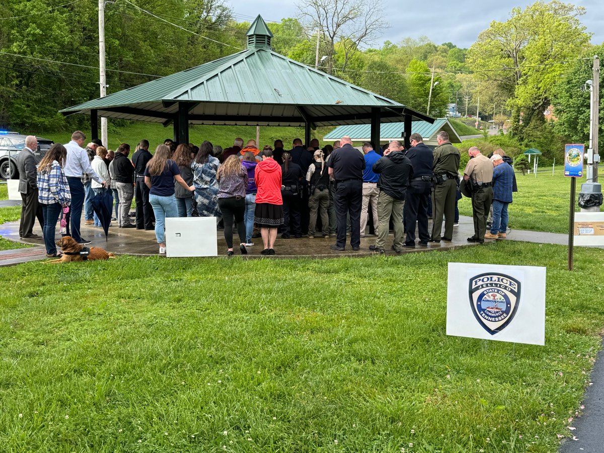 Troopers partnered with the Campbell County District Attorney's Office & other law enforcement agencies for the 4th Annual Walk for Victims event. This event raises awareness & provides support for victims during National Victims' Rights Week.