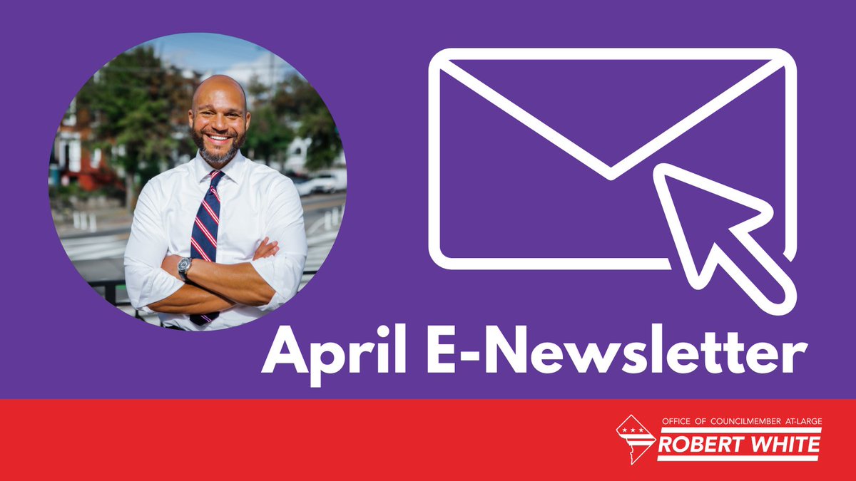 Check out my April e-newsletter here: conta.cc/3Ui6dZc 📨And if you're not already subscribed, I invite you to join our mailing list! robertwhiteatlarge.com