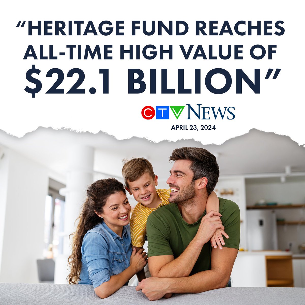 Albertans know that they can count on our government to continue saving for future generations, while paying down the debt, balancing the budget, and investing in health care and education.

Budget 2024 allocates $2 billion to the Heritage Trust Fund, which has hit an all-time…