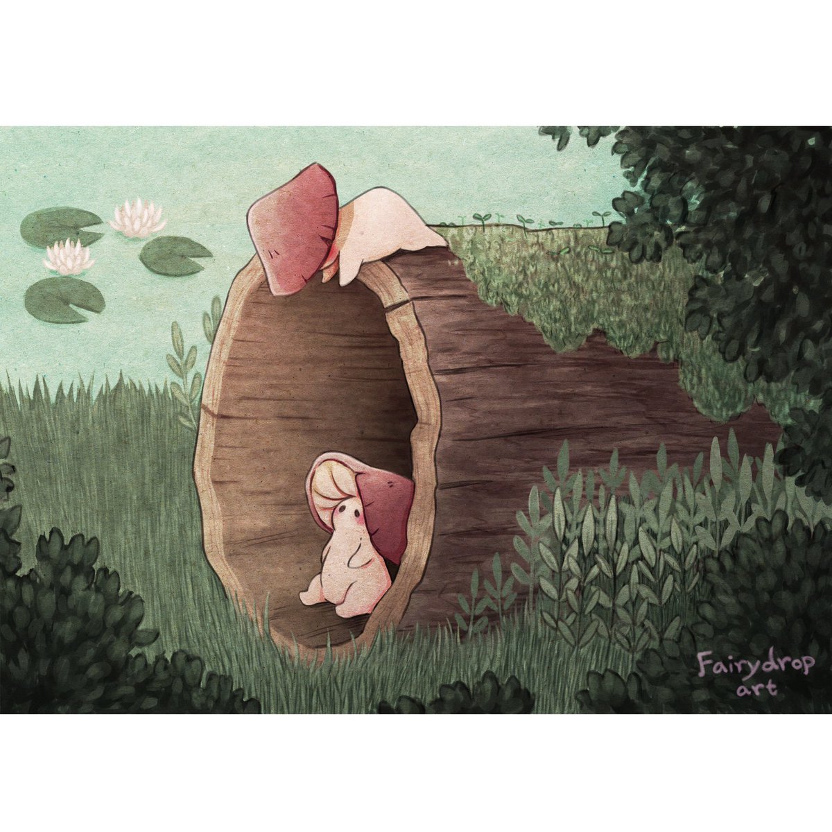 fairydropart's tweet photo. Meet me at the hollow log! https://t.co/58y4DD9gKW