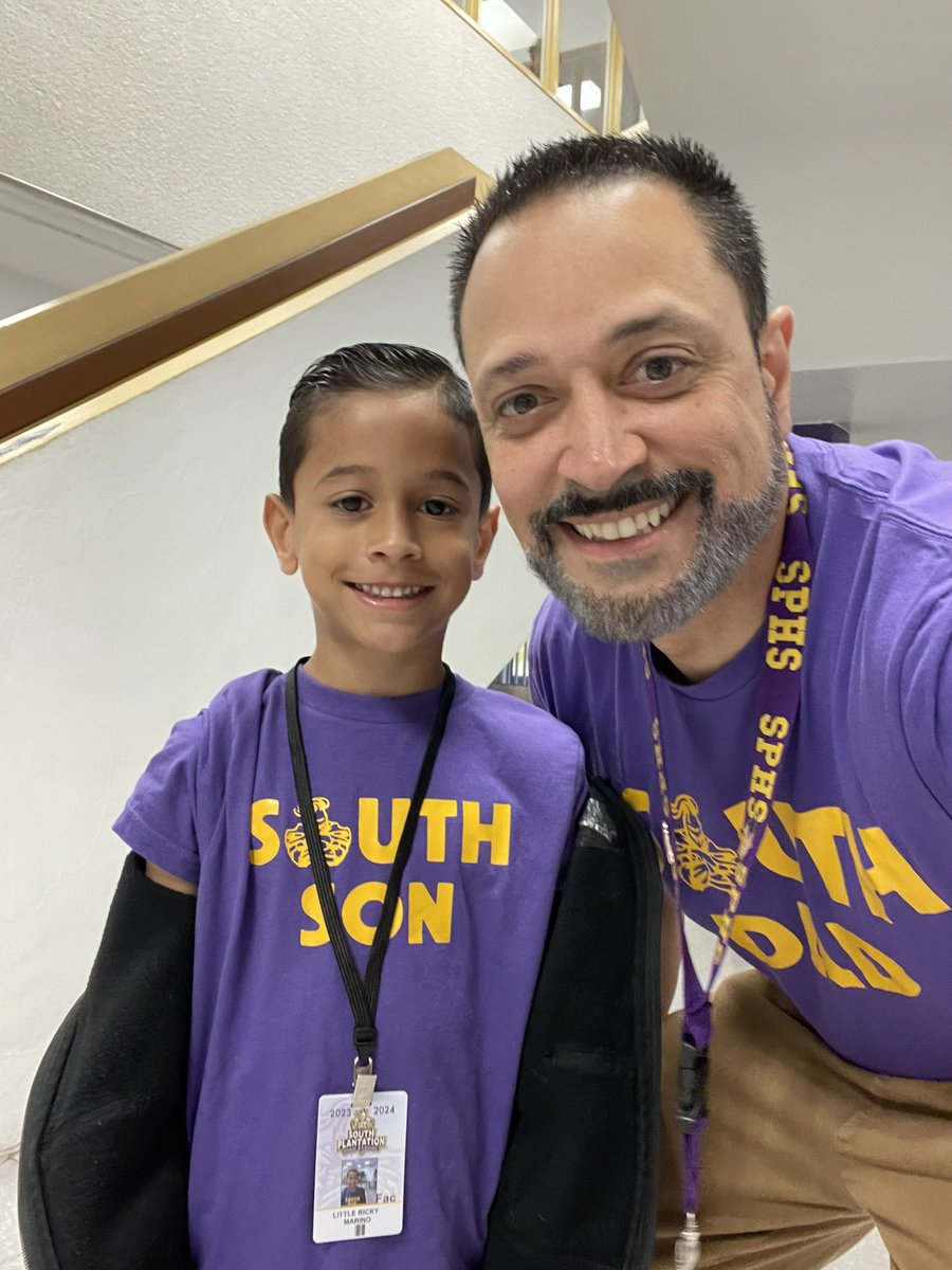 South Dad and South Son
Bring your child to work day. One for the books.
#southplantation #bcps #browardschools #themarinos2024