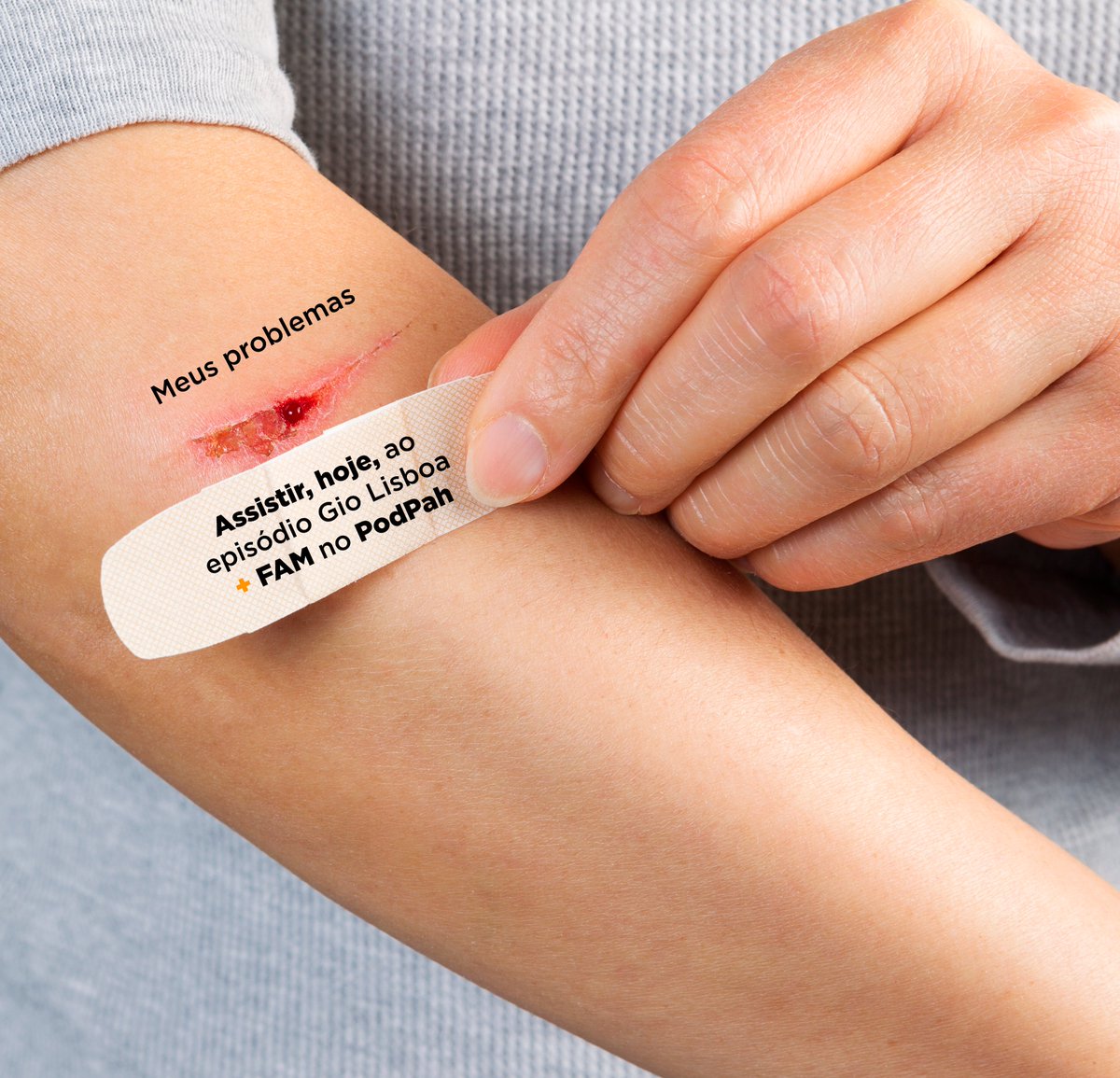 vemprafam's tweet photo. É hoje, às 19h, que o Gio Lisboa, com os meninos do @Podpah, vão curar todas as minhas feridas.
#VemPraFAM #QuemÉFAMPode #Podcast https://t.co/MKSJYDpZrU