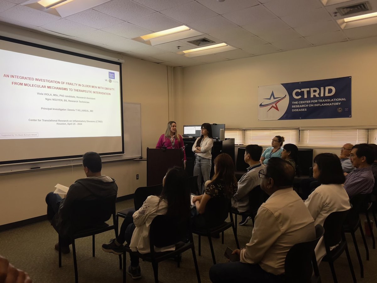 Another #CTRID Work in Progress #WIP Educational Session took place today! Dr. Reina Villareal's lab and Dr. Dennis Villareal's lab presented on their current work. 

Join us next time and learn about the diverse science we are studying at #CTRID!