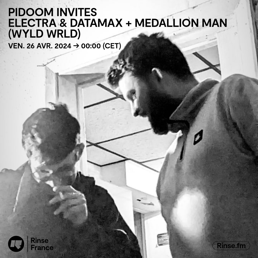 RinseFrance's tweet image. Il est MINUIT !

Vous écoutez #PIDOOM invites #ELECTRA &amp;amp; #DATAMAX + #MEDALLIONMAN  !

🎶
rinse.fr/podcasts/

#verrouillé 🔒