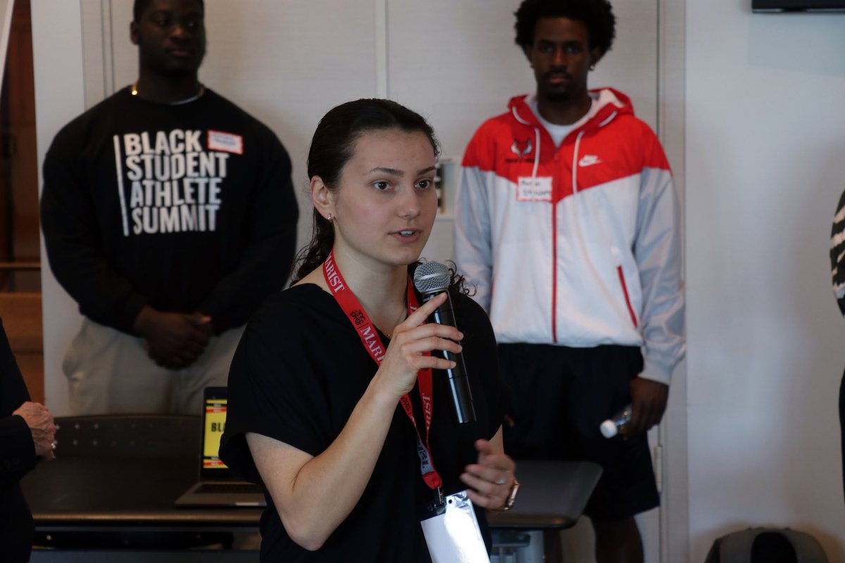 Sights from yesterday’s Diversity Day on campus. The event was sponsored by @MaristDEIB, along with the Diversity Council and featured members of our Black Student-Athlete Alliance speaking about their experience at the Black Student-Athlete Summit this past year.