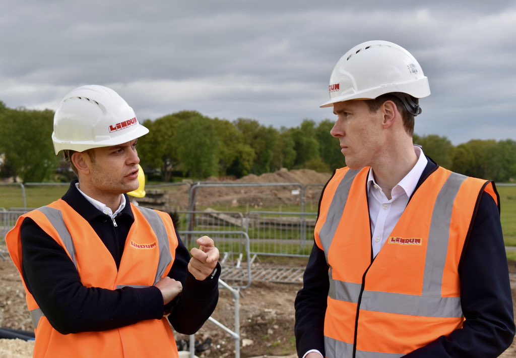 Unlocking more large brownfield sites is key to delivering on Labour’s commitment to 1.5 million homes over five years. A pleasure to be in Lincoln with @Hamish4Lincs and councillors today to discuss how we could supercharge the city’s ambitious Western Growth Corridor project.