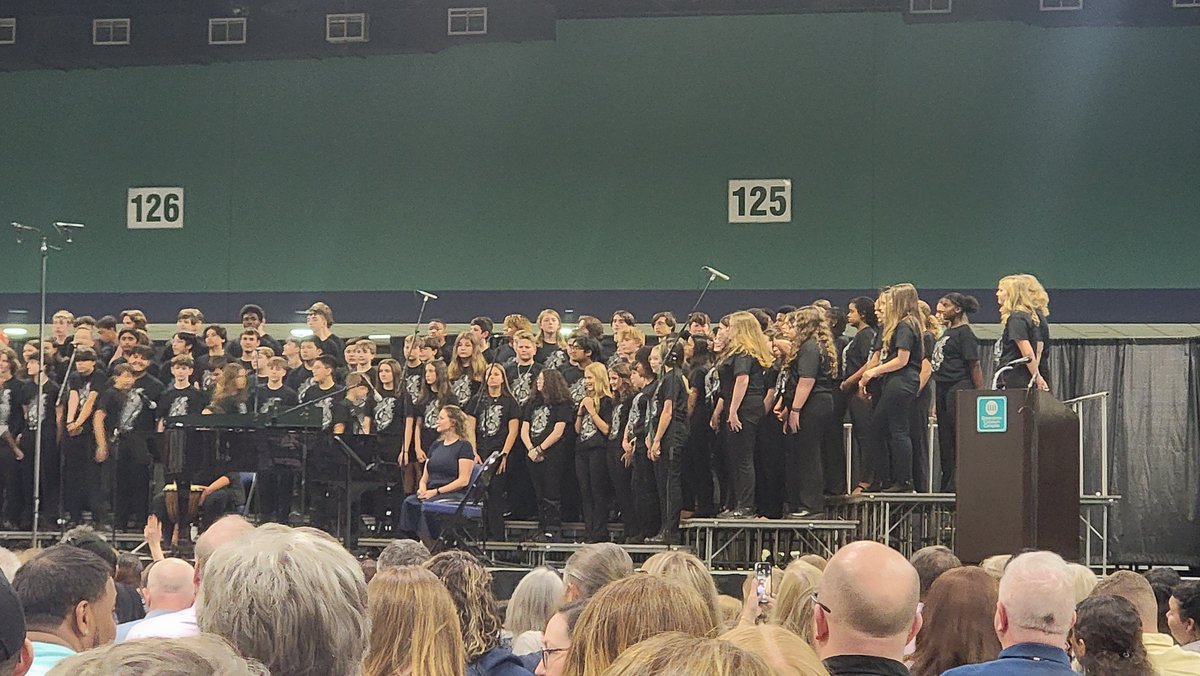 PineHollowMS's tweet photo. Shout out to Ms. Cain and the 8 students that represented PHMS last weekend at All-State chorus.  These students dedicated many hours learning complex music, some in different languages... even on track out! https://t.co/c0W6TfO9jq