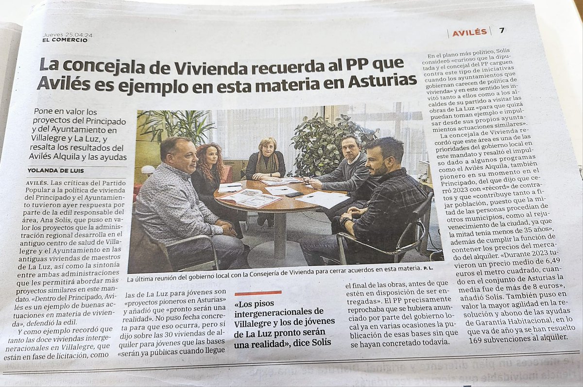 AlejandroCueli's tweet photo. El PP critica hasta lo que funciona y es un ejemplo en Asturias.  Lo suyo es enfangar. Lo de nuestra concejala @solisroza , trabajar. 💪 https://t.co/G1D373taoM