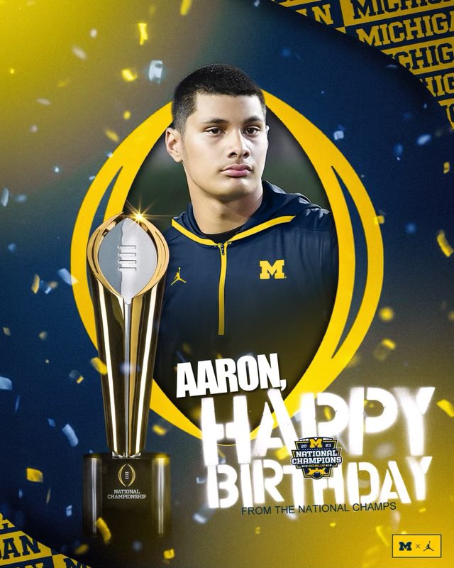 appreciate the love!! @UMichFootball @Coach_Casula