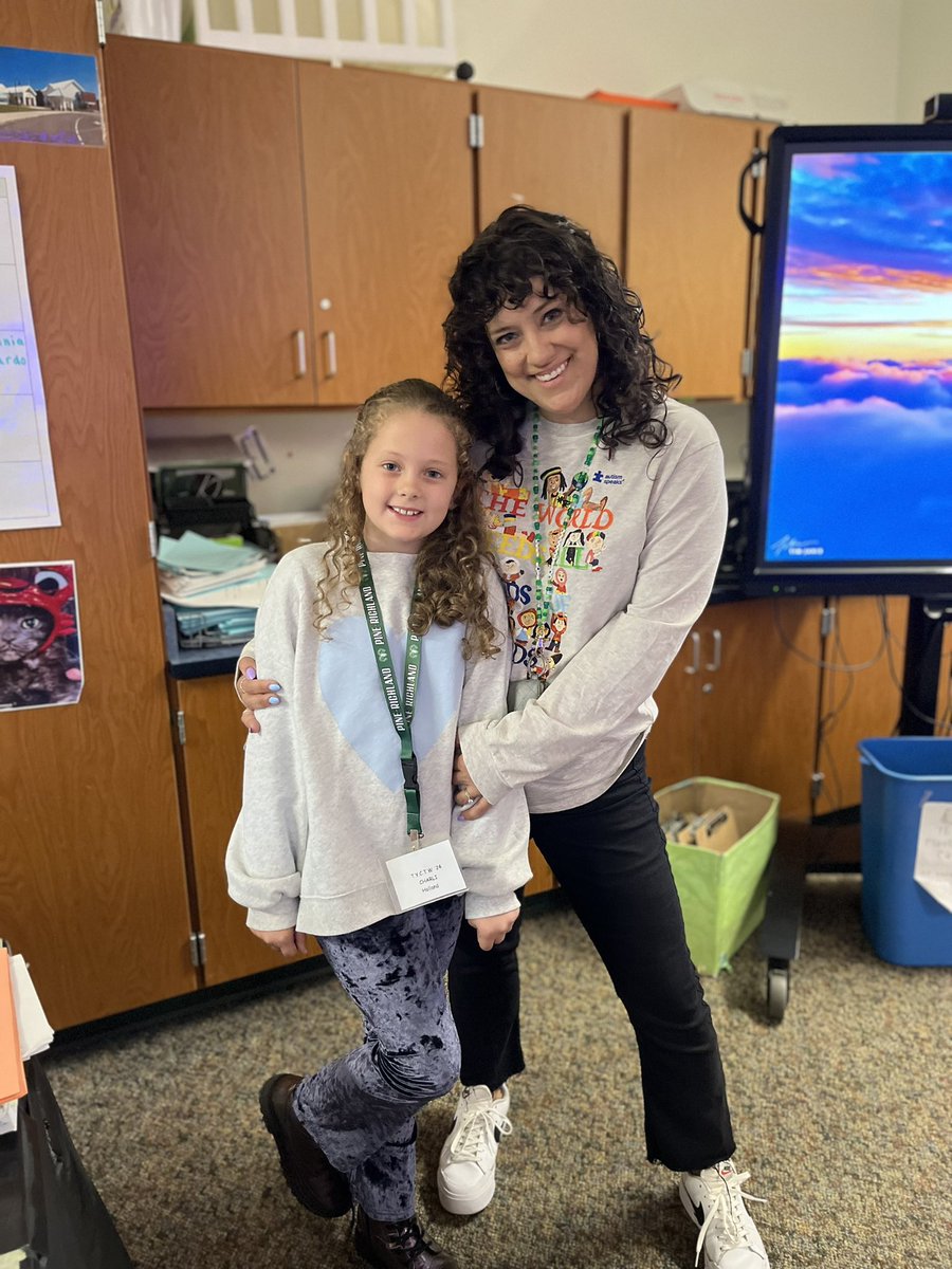 So grateful I got to share my classroom with my daughter on Take Your Child to Work Day 🥰