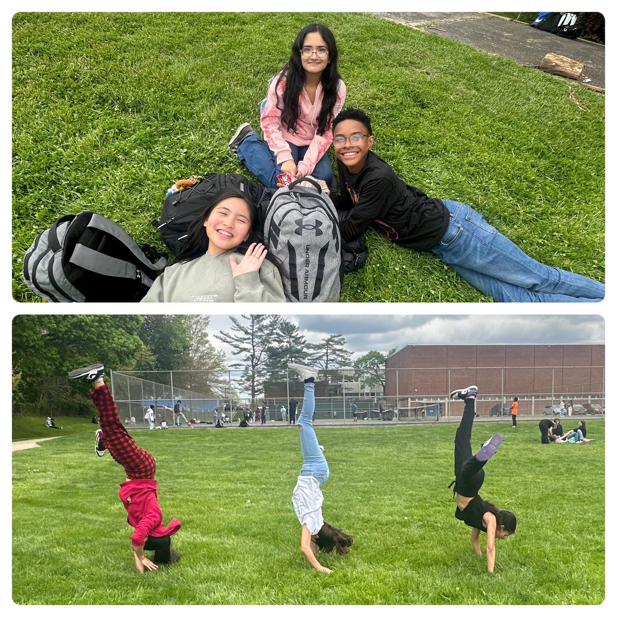 What a beautiful day to “Chat and Chill” @fms_bcps. Ss used ten Dragon Dollars to chat and chill with friends this afternoon! #PBIS @SchifferB @Fschrader1