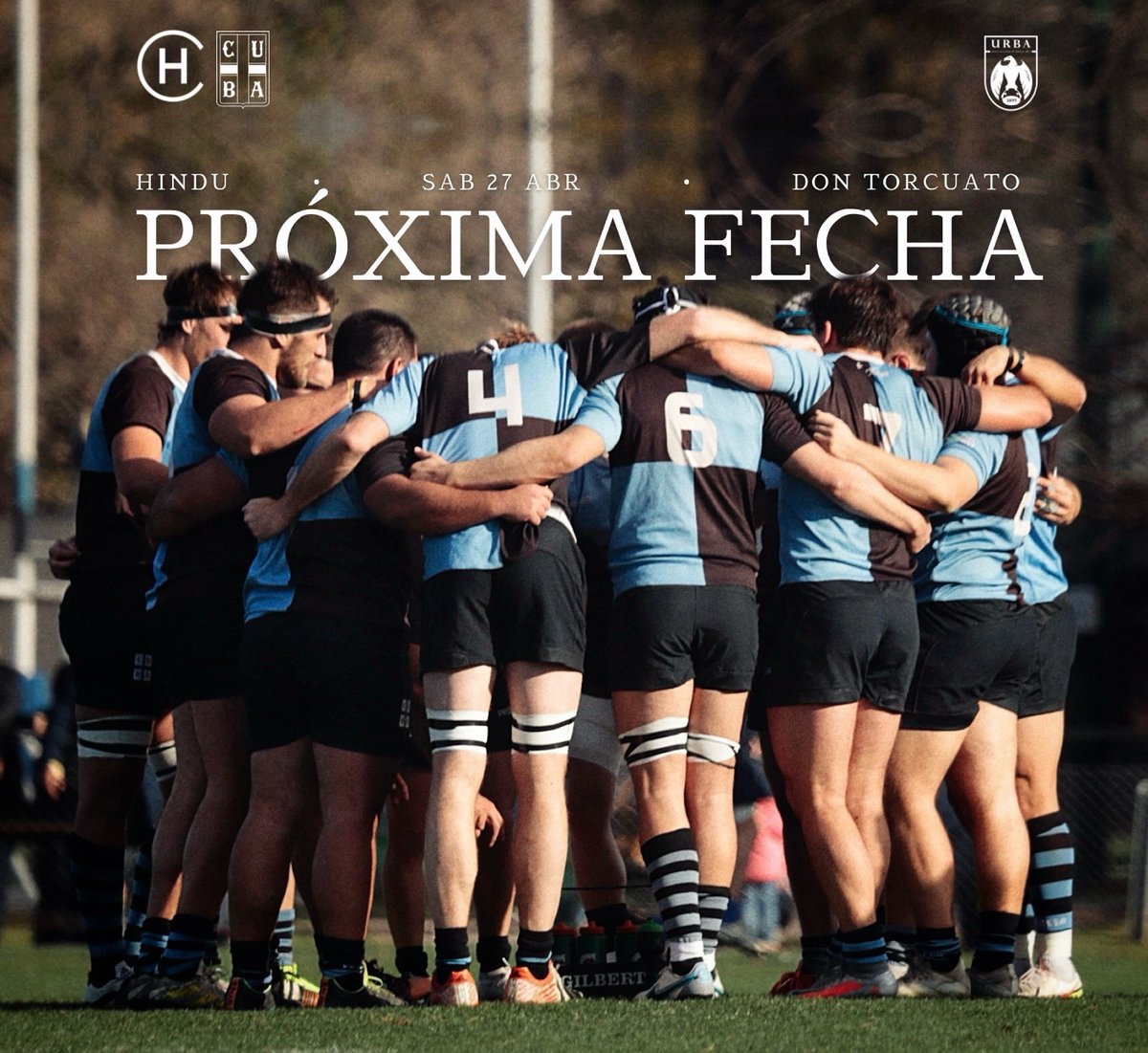 𝐓𝐨𝐝𝐨𝐬 𝐣𝐮𝐧𝐭𝐨𝐬.

Este sábado, por la 4ta fecha del 𝗨𝗥𝗕𝗔 𝗧𝗢𝗣 𝟭𝟮, visitamos a Hindú.⚔️

#vamosquevamos 🔵⚫️