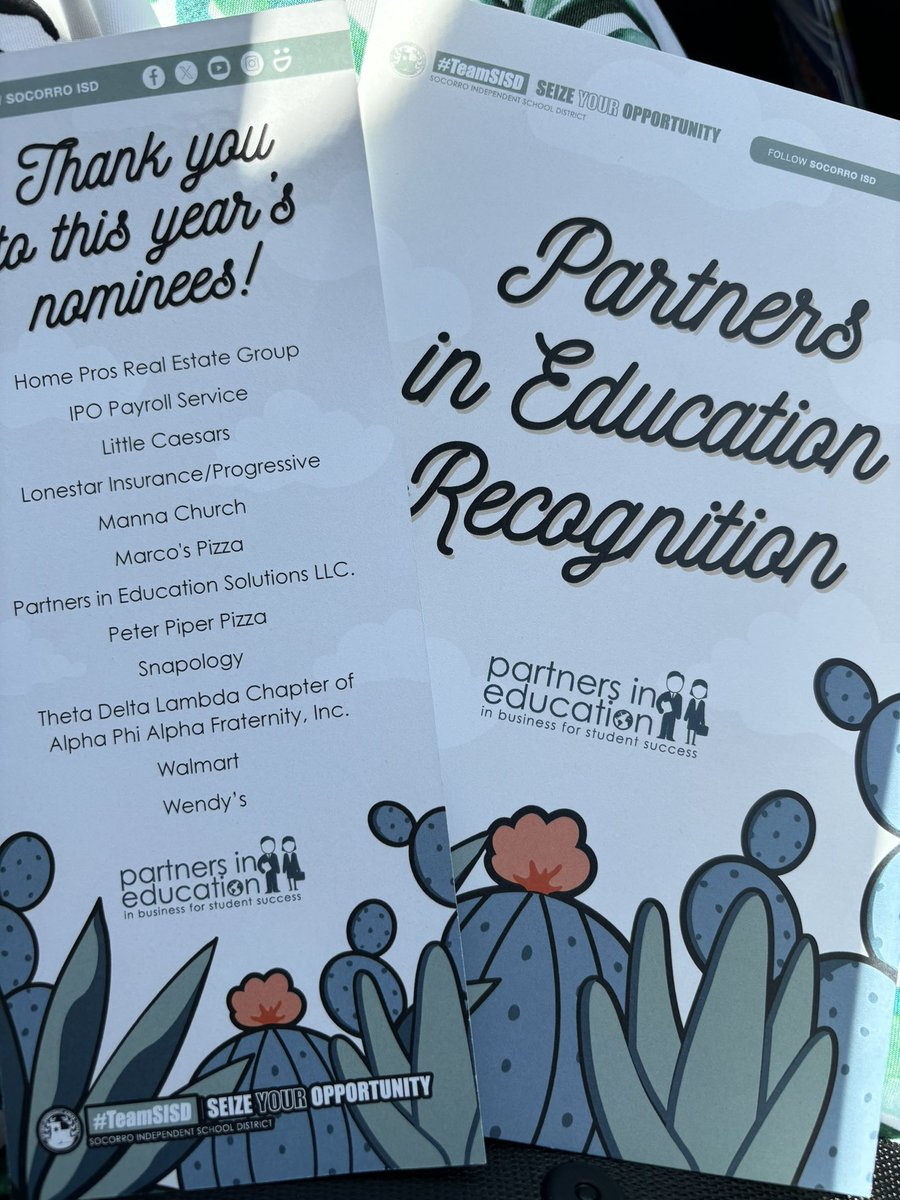 NOVA Initiative (@novainitiative_) on Twitter photo Picks up ⛏️ with <a href="/donCientifico/">Ian Mendez</a> and <a href="/olgarohrer2023/">Olga Rohrer</a> at the SISD Partner in Education Recognition meeting. Congratulations to all the wonderful partners that were nominated this year and thank you SISD for the invitation!
#SISDpie #novainitiative Picks up ⛏️ with <a href="/donCientifico/">Ian Mendez</a> and <a href="/olgarohrer2023/">Olga Rohrer</a> at the SISD Partner in Education Recognition meeting. Congratulations to all the wonderful partners that were nominated this year and thank you SISD for the invitation!
#SISDpie #novainitiative