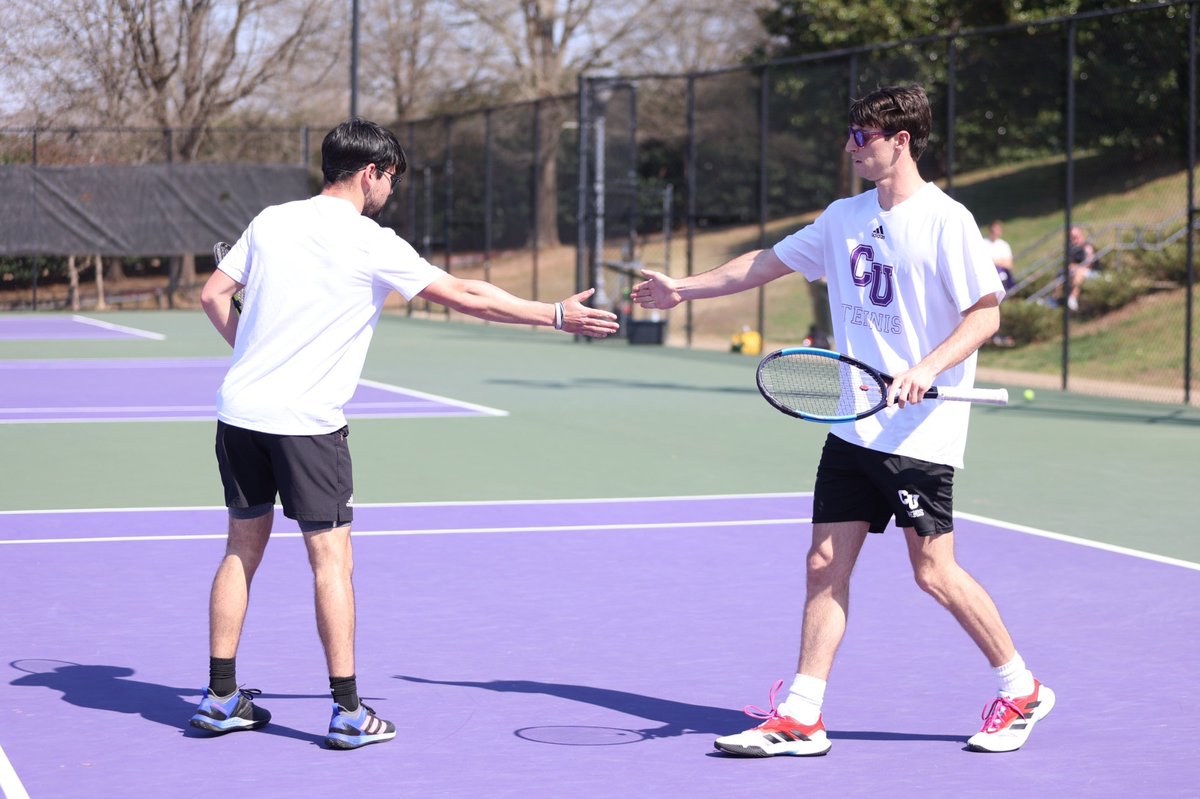 The Converse men's tennis team prepares for a gauntlet four-match stretch at the @ConfCarolinas Championship! #GoValkyries 📰 shorturl.at/yAGM1