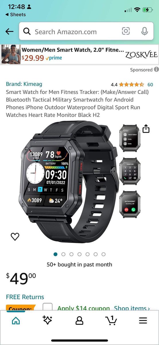ChristoperDhruv's tweet photo. Here's some Smart Watch/Fitness Watch for Men Women. Free available need r3view, DM me if Interested https://t.co/S6hrCtmKxx