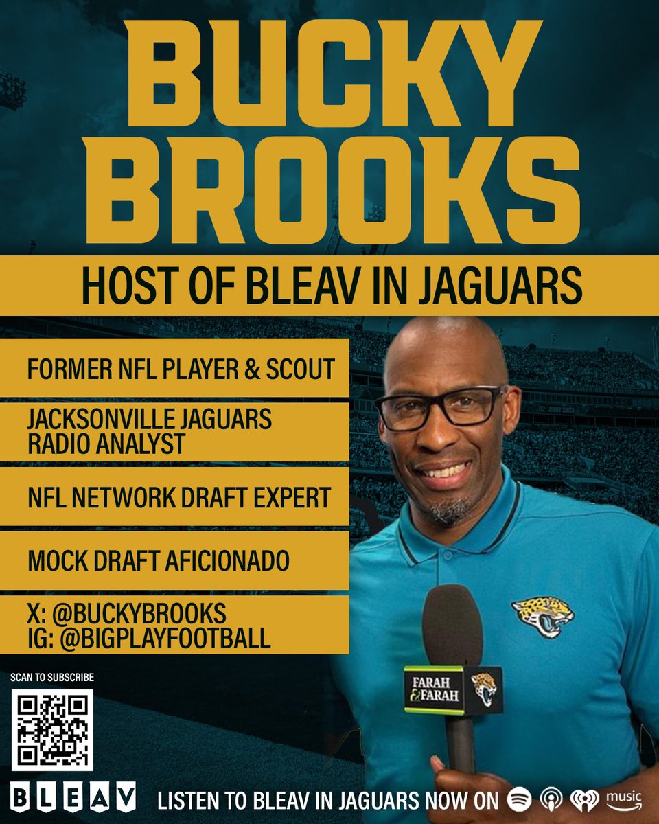 What’s up #DUUUVAL I’ve  joined the Bleav Network!  Subscribe to Bleav in Jags for top-notch team coverage. Also follow @bleavnetwork for more  updates.