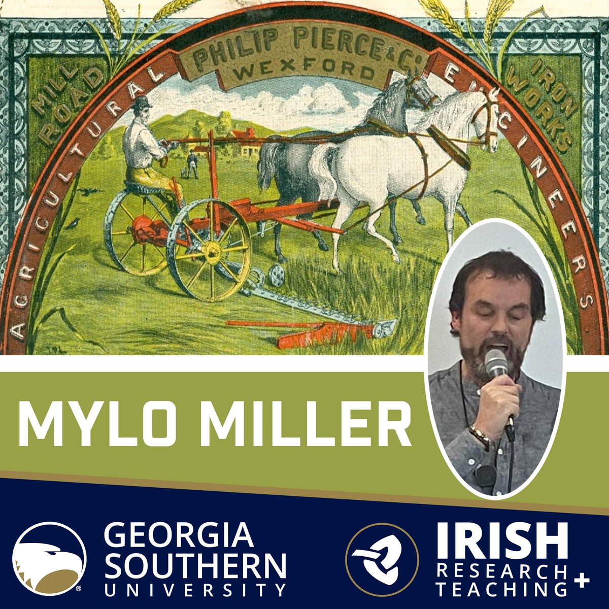 Georgia Southern Irish Research & Teaching (@gsirishstudies) on Twitter photo Overflow crowd for a superb #WexfordHistoricalSociety lecture by Mylo Miller, <a href="/IrHeritageTrust/">Irish Heritage Trust</a>. Subject: the former Pierce family factory in Wexford town, originally called Folly Iron Works. It adopted the slogan, "The World Our Market." Michael Collins rode a Pierce bicycle. Overflow crowd for a superb #WexfordHistoricalSociety lecture by Mylo Miller, <a href="/IrHeritageTrust/">Irish Heritage Trust</a>. Subject: the former Pierce family factory in Wexford town, originally called Folly Iron Works. It adopted the slogan, "The World Our Market." Michael Collins rode a Pierce bicycle.