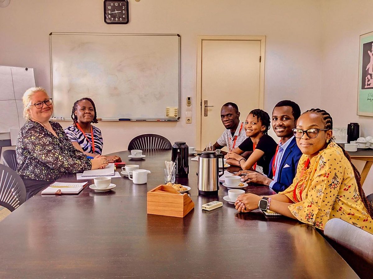 TzTamida's tweet photo. Today, our delegation visited the Embassy of Denmark in Tanzania to meet with Ms. Lena Hothes, Counsellor for Political, Health &amp; Rights at the Royal Danish Embassy. https://t.co/eaSIql6STr
