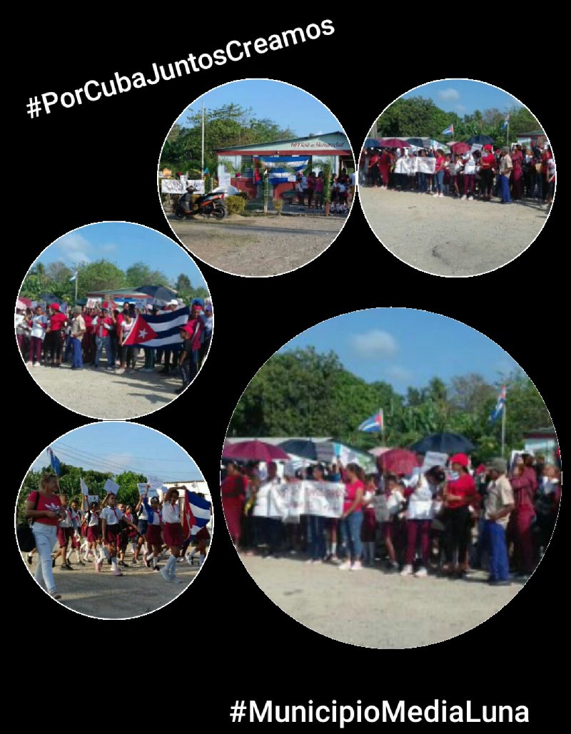 Los pobladores del Consejo Popular La Maguana participaron del acto de barrio en Cuchillo Arriba en el #MunicipioMediaLuna en saludo al #1roDeMayo dia del proletariado.#ProvinciaGranma #PorCubaJuntosCreamos #GranmaVencerá porque somos #GenteQueSuma