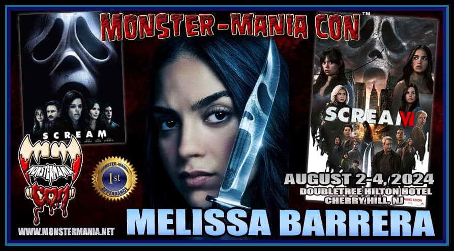 What's Your Favorite Scary Movie?  

#SCREAM Melissa Barrera @MonsterManiaCon #Philly #CherryHill #NJ #ComicCon AUG 2-4 monstermania.net/mmc-55-guests-…

#ScreamVI #Scream6 #ScreamMovie #Ghostface #Horror #HorrorMovies #Slasher #SlasherFilm #CultClassic #Philadelphia