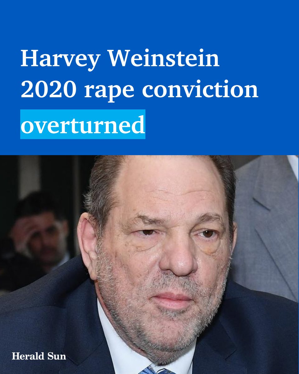 Harvey Weinstein’s 2020 sex crimes conviction has been overturned by New York’s highest court, a shocking reversal in a landmark case > bit.ly/4dpn05A