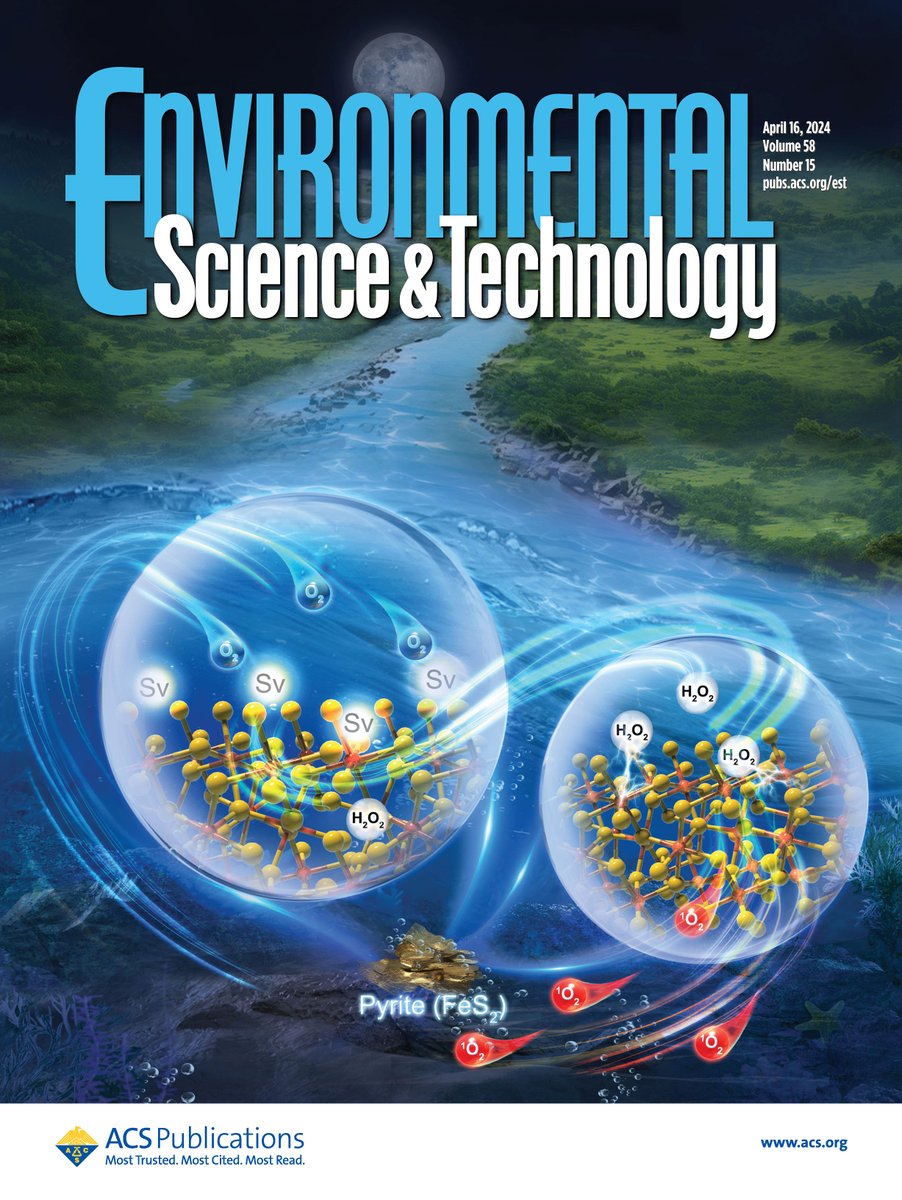 EnvSciTech's tweet image. In the latest issue of ES&amp;amp;T, researchers provide insights into the dynamics of the sulfur vacancy dependent nonradical pathway of sulfomethoxazole degradation in coastal and estuarine sediments. #pyrite #singletoxygen

Read more here 👉 go.acs.org/95l