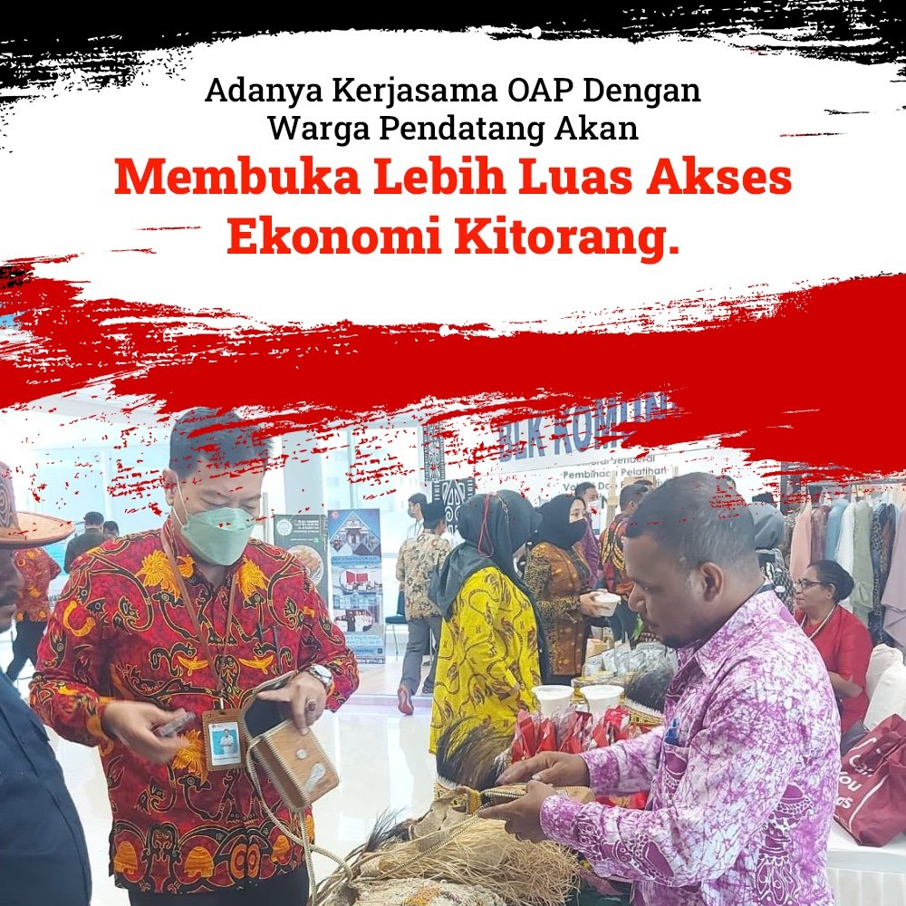 Papua memberikan pendampingan khusus program pemberdayaan ekonomi untuk pelaku UMKM dari milenial orang asli Papua (OAP) dlm mengembangkan kualitas produk. Dgn adanya program pendampingan bagi pelaku usaha OAP Towel Adu Pinalti WHAT A GAME Kelly #AFCU23 Arkhan Uzbek El Klemer