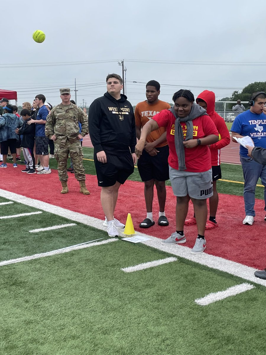 SaraWindham5's tweet photo. A little rain couldn’t slow us down. The Special Olympics Track &amp; Field meet was a huge success. We are thankful for the coaches, volunteers, families, and athletes who made today a success. @BeltonISD #exceptionalexperiences https://t.co/hxOJoc9M87