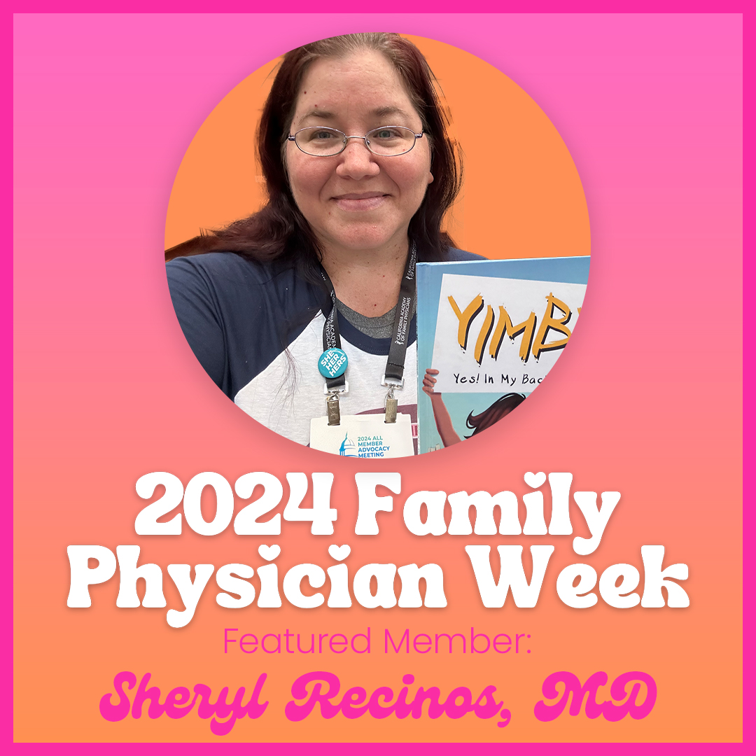 With so many incredible CAFP members doing outstanding work in family medicine we are continuing Family Physician Week a little longer to recognize their work! Today we are highlighting Sheryl Recinos, MD.