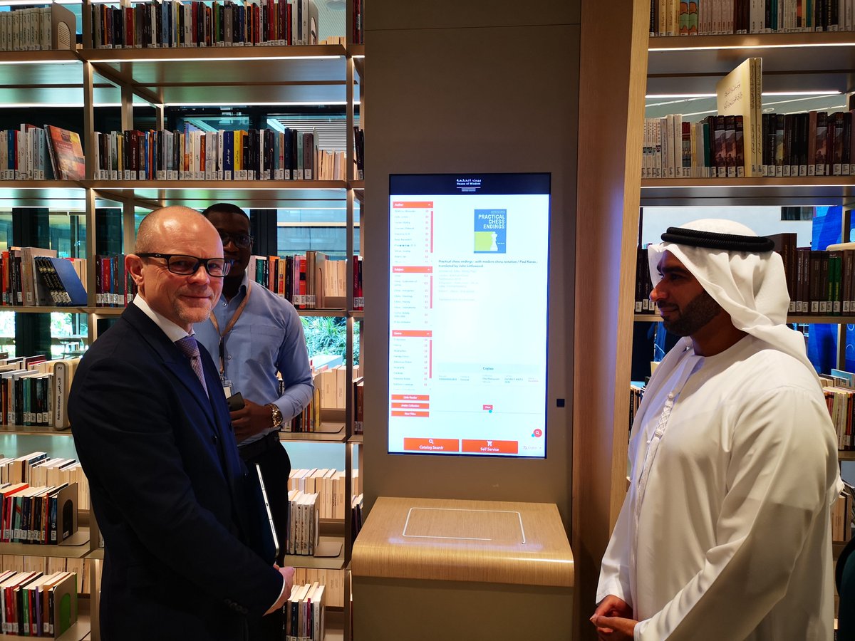 UAE-EST Business Council are doing the important job of bringing our countries businesses closer together. Met in Sharjah's cultural hub House of Wisdom for a lenghty discussion with Business Council's co-chairman and CEO of Sharjah's FDI office H.E. Mohamed Al Musharrakh.