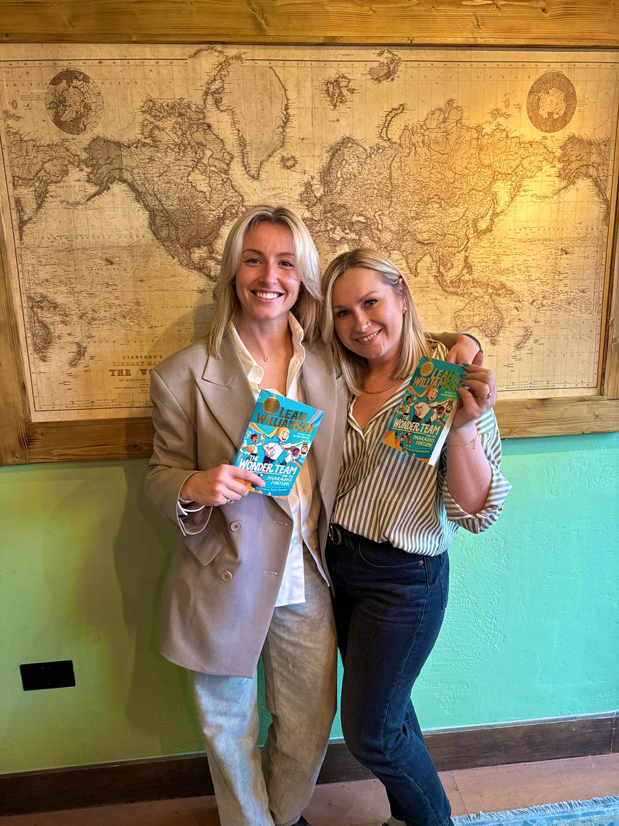 Emilie Hagan (@emiliehagan09) on Twitter photo The Wonder Team 2 Pharaoh’s Fortune⚱️📿
Publication day for <a href="/leahcwilliamson/">Leah Williamson</a> and <a href="/Jordan_J_Glover/">Jordan</a> with another Wonder Team adventure, available in stores and online now!📚
bit.ly/SignedWT2
Congratulations you two🫶🏼
<a href="/TTManagement_/">Tongue Tied Management</a> The Wonder Team 2 Pharaoh’s Fortune⚱️📿
Publication day for <a href="/leahcwilliamson/">Leah Williamson</a> and <a href="/Jordan_J_Glover/">Jordan</a> with another Wonder Team adventure, available in stores and online now!📚
bit.ly/SignedWT2
Congratulations you two🫶🏼
<a href="/TTManagement_/">Tongue Tied Management</a>