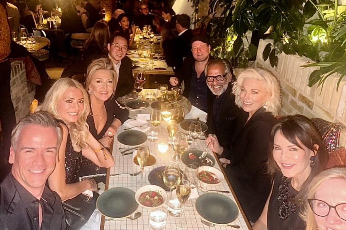 📸: Hannah Waddingham with Mazz Murray, Nicole Scherzinger, Tess Daly and friends at KOKO Camden last week [via michaelbonsor IG]