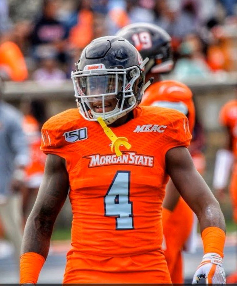 After meeting with @coachreddix I am blessed to Earn a scholarship offer from the university of Morgan state!! 🐻🧡