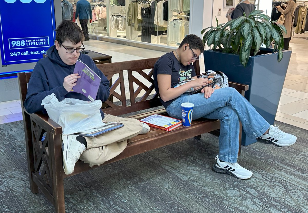 Our Hawks enjoyed a field trip to Bookstock Book Fair at Laurel Park Place in Livonia! Gently used books & other media promote literacy & recycling in the community. Aim High students saw & bought a wide variety of affordable media to broaden their reading horizons.
#FieldTripFun
