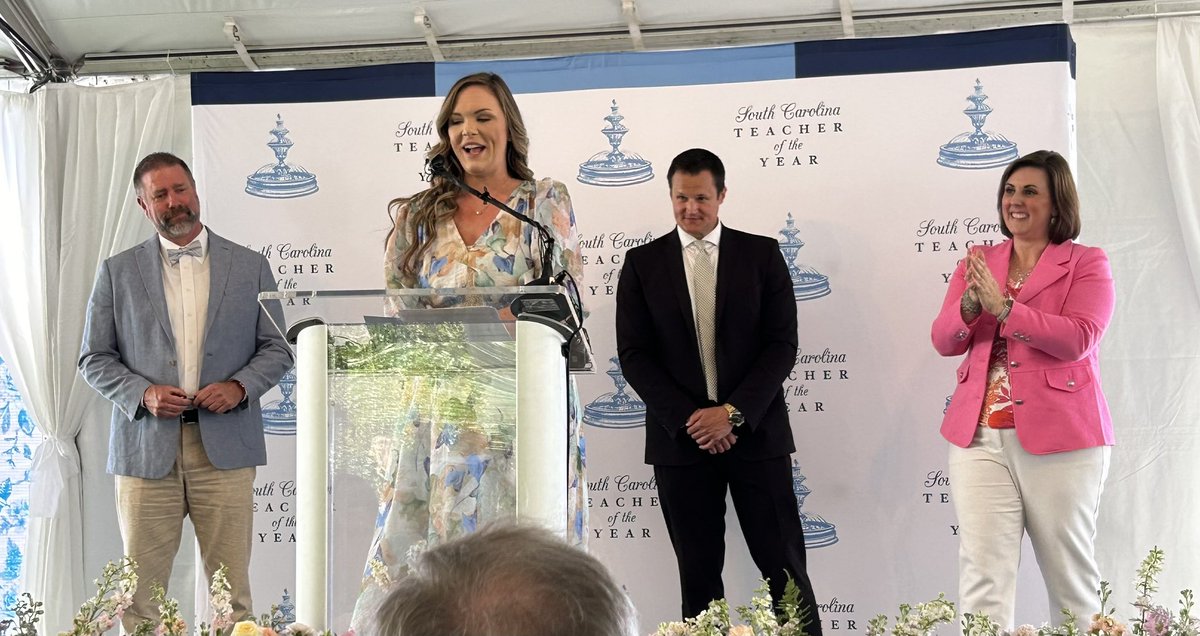 Congratulations, Braden Wilson, the 2025 SC Teacher of the Year! I cannot wait to see where your SCTOY journey will take you; it will be amazing! #sctoy2025