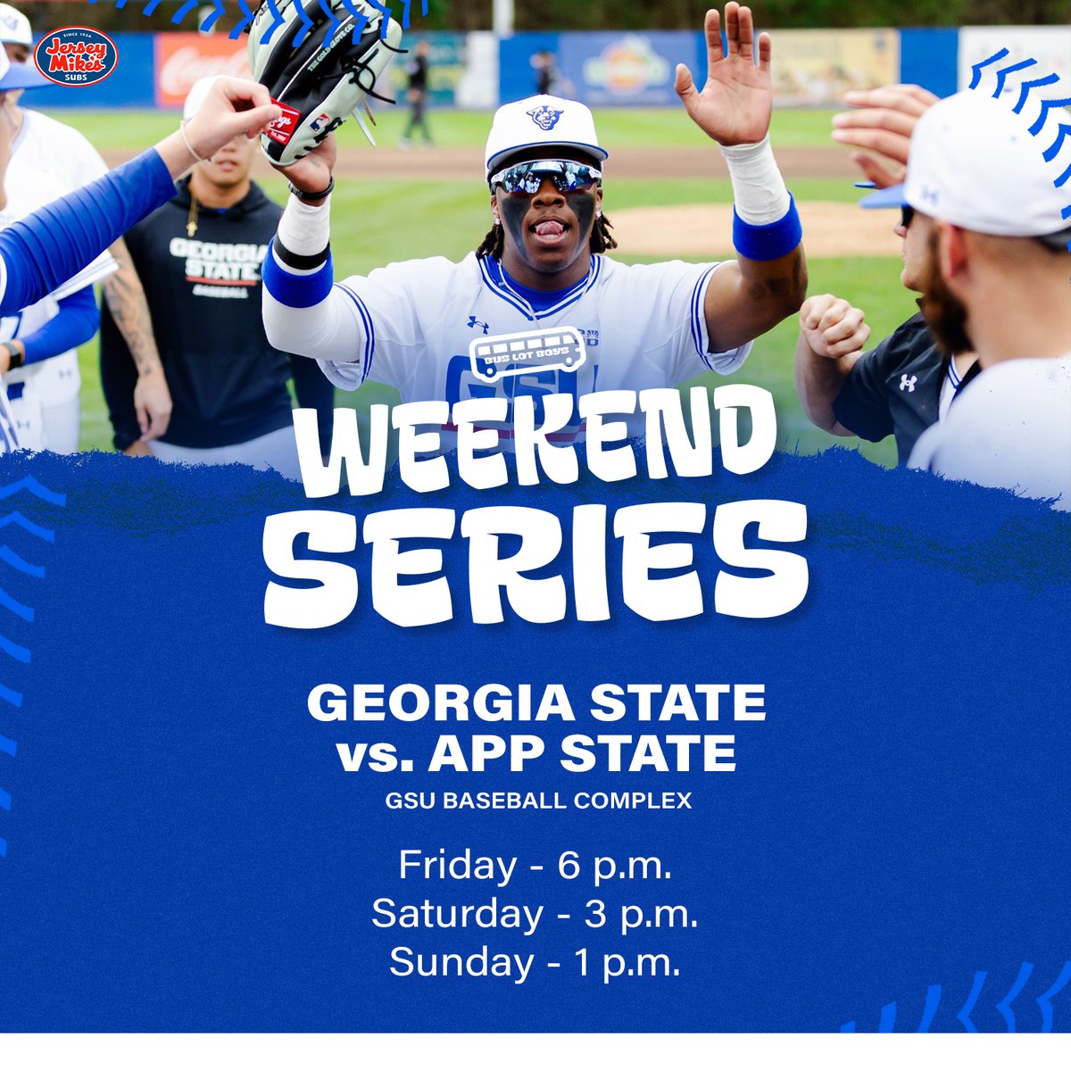 Georgia State & App State are tied for the #SunBeltBsb lead with 68 HR as they meet this weekend.

Series Preview ➡️ t.gsu.edu/4beqKF9

#LightItBlue | #BLB