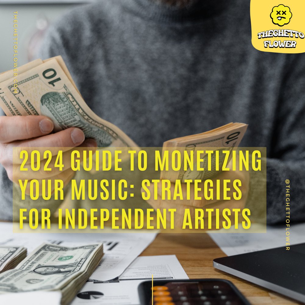 🌟 2024 Guide to Monetizing Your Music: Strategies for Independent Artists 

🌟 Explore how to boost your income through streaming, merch, and more! 

Essential tips for any musician looking to sustain their passion and thrive. 

🎵💰 #MusicMonetization

theghettoflower.com/blog/2024-guid…